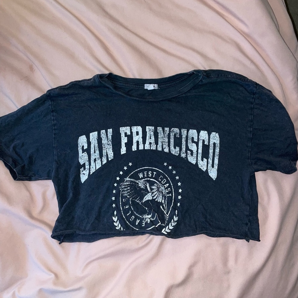 Garage cropped tee